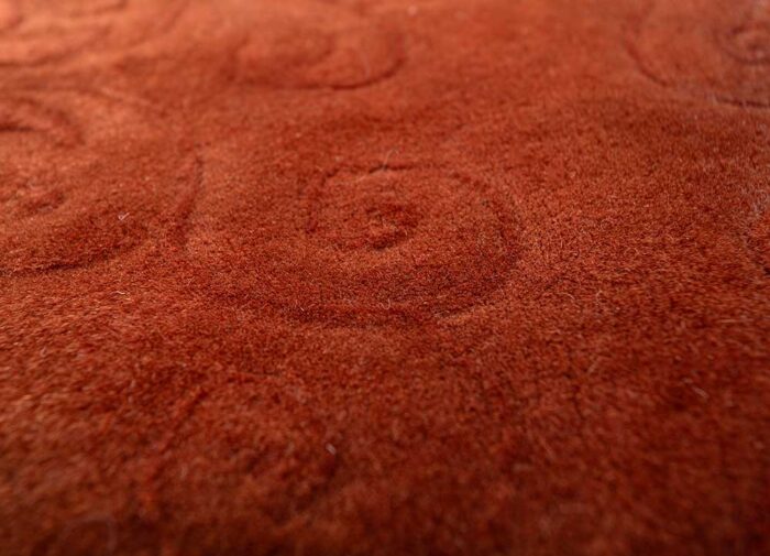 Brick Red/Brick Red Hand Knotted Rugs - Image 4